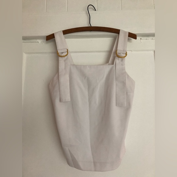 Kenzie top size small - adjustable straps - metallic detail unique, cute, glam - Picture 1 of 11